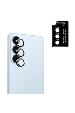Samsung Galaxy S26 / S26 Plus için ProLENS Kamera Lens Koruyucu Alüminyum CD Çerçeveli, Kırılmaz Cam (Siyah)