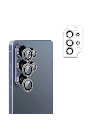 Samsung Galaxy S26 Ultra için ProLENS Kamera Lens Koruyucu Elmas Taş Çerçeveli, Kırılmaz Cam
