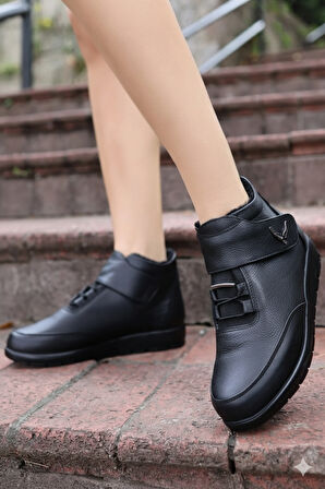 Hakiki Deri Cırtlı Kadın Bot