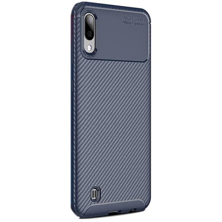 Gpack Samsung Galaxy M10 Kılıf Negro Karbon Dizayn Silikon