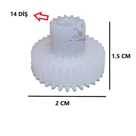 King P 949 Asisto Blender Çırpıcı Dişli Kutusu Çift Dişlisi Uyumlu