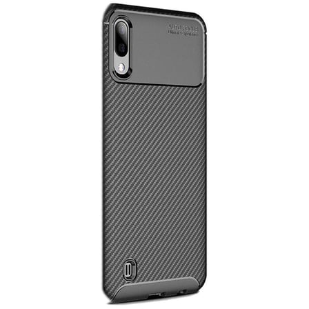Gpack Samsung Galaxy M10 Kılıf Negro Karbon Dizayn Silikon