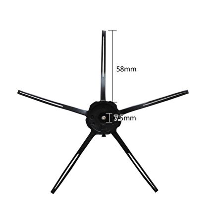 Xiaomi Roborock Uyumlu S50, S51, S6, S5 Max Robot Süpürge 5 Kollu Fırça