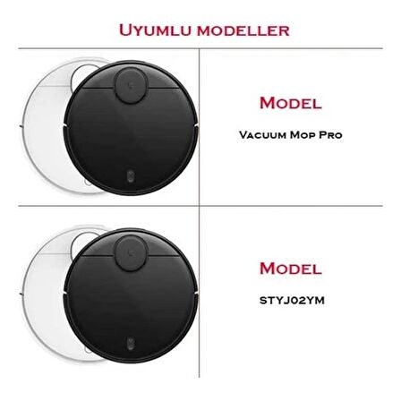 Xiaomi Vacuum Mop Pro Uyumlu 7 Parça Filtre Fırça Mop Seti