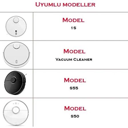 Popüler Xiaomi Uyumlu 1S Roborock S50 S51 S55 S5 E20 E25 C10 T6 T60 T65 Ana Fırça