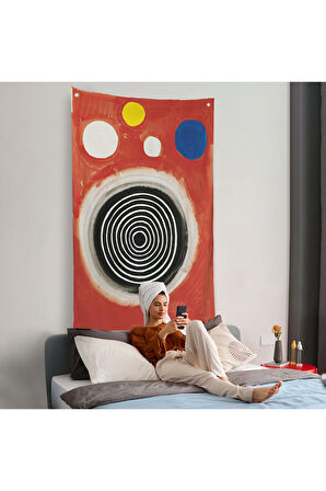 Alexander Calder - Eşmerkezli Bulutsu Duvar Örtüsü - Concentric Nebula-8103