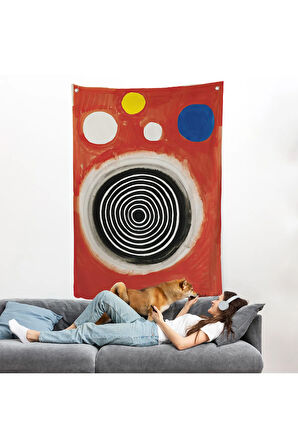 Alexander Calder - Eşmerkezli Bulutsu Duvar Örtüsü - Concentric Nebula-8103