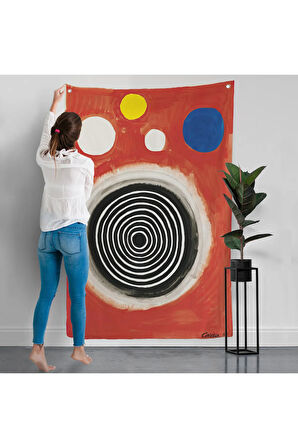 Alexander Calder - Eşmerkezli Bulutsu Duvar Örtüsü - Concentric Nebula-8103