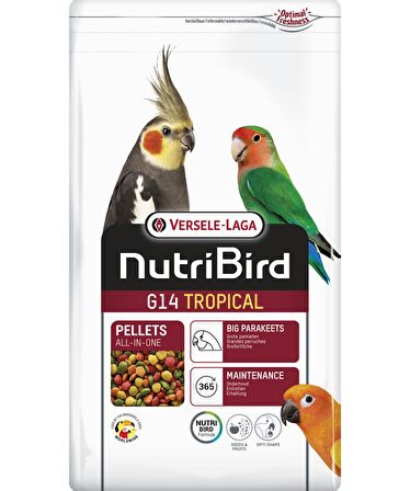 Versele Laga Nutribird G14 Tropical Meyveli 1 Kg Paraket Yemi 