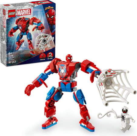 ® ǀ Marvel Örümcek Adam Robotu, Anti Venom’a Karşı 76308 - 6 yaş ve Üzeri Çocuklar için Figür İçeren