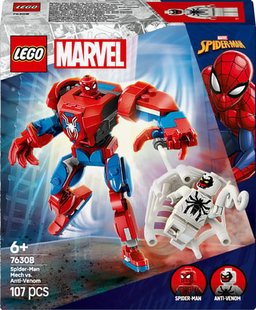 ® ǀ Marvel Örümcek Adam Robotu, Anti Venom’a Karşı 76308 - 6 yaş ve Üzeri Çocuklar için Figür İçeren