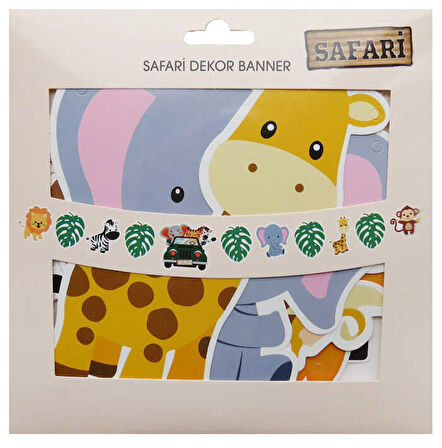 FLAMA SAFARİ FİGÜRLÜ PENCERELİ KUTUDA 1 ADET