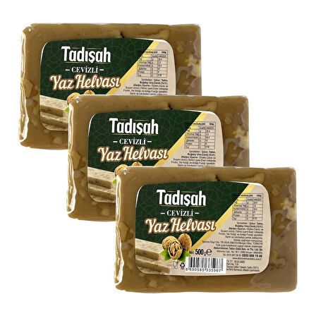 Abdurrahman Tatlıcı Tadışah Yaz Helvası Cevizli 500 gr x 3 Adet