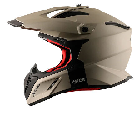 AXOR X-CROSS DUAL VISOR SC NİCKEL RED