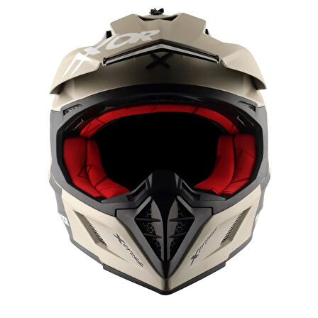 AXOR X-CROSS DUAL VISOR SC NİCKEL RED