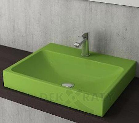 Bocchi Scala TezgahÜstü Lavabo 60x48 Fıstık Yeşili 1077-022-0126