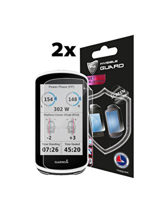 Garmin Edge 1030 Bundle - Bisiklet Bilgisayarı Ekran Koruyucu (2 Adet)
