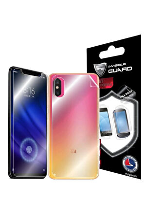 Xıaomı Mi 8 Pro Görünmez Hydrogel Tam Kaplama (EKRAN VE ARKA KORUMA)