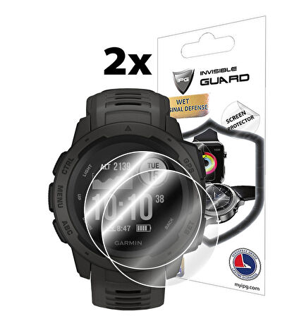 IPG Garmin Instinct Watch Ekran Koruyucu (2 Adet)