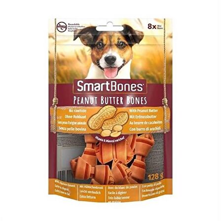 Smart Bones Fıstık Ezmesi Mini 8'li Lezzet. 128gr