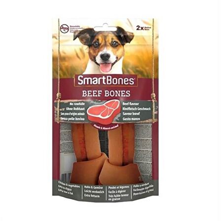 Smartbones Sığır Etli Yetişkin Ödül Maması 2x158 gr 