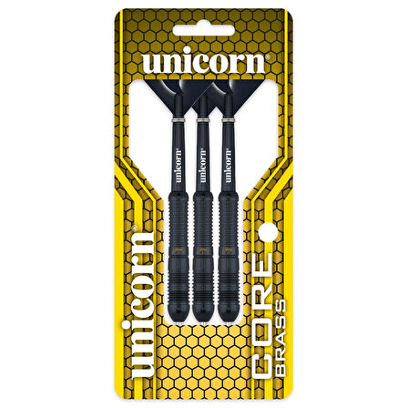 Unicorn Core Black Brass Tip 2 Çelik Uçlu Dart Set 20g