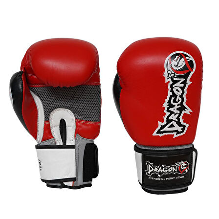 DragonDo 33099-L İFMA Onaylı Deri Muay Thai Boks Eldiveni