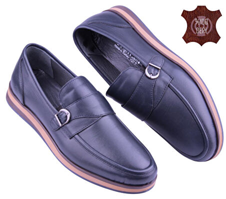 Detector Hakiki Deri Ortopedik Ultra Rahat Şık Erkek Ayakkabı 8110