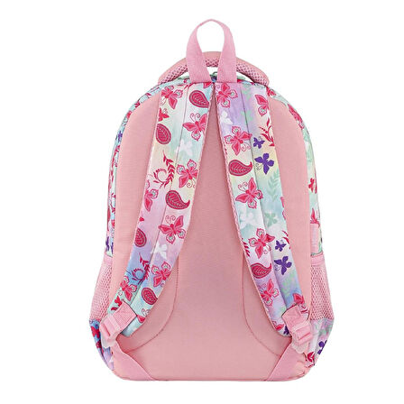 Muggle 3 Bölmeli Butterfly Okul Çantası + Termoslu Beslenme Çantası