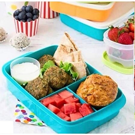 TUPPERWARE 1LT BÖLMELİ BESLENME KABI