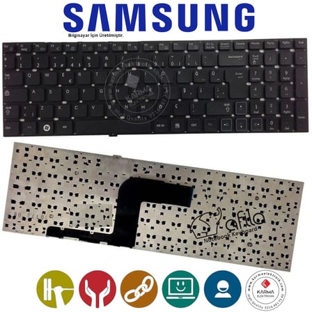 Samsung RC510 RV509 RV511 RV515 RV520 S3520 S3511 Klavye Siyah TR V123060BK1 / KL0662ZTR