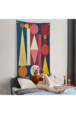 Auguste Herbin - Dimanche Duvar Örtüsü-8111