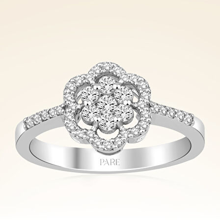 0,38 Karat Fantezi Pırlanta Yüzük 