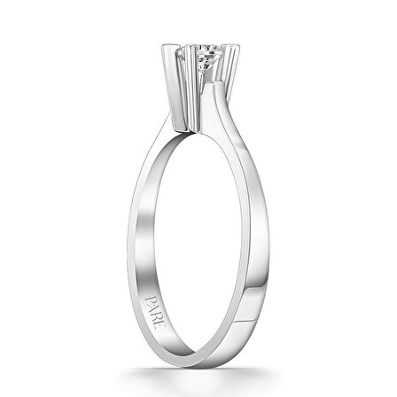 0,16 Karat Tektaş Pırlanta Yüzük 