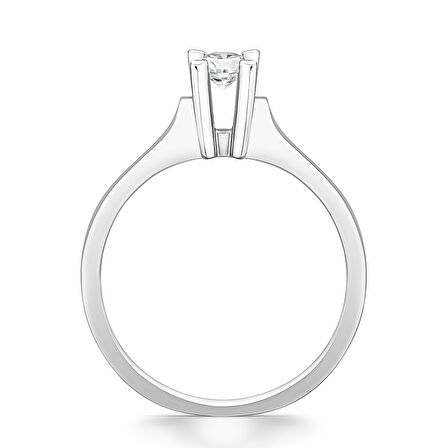 0,16 Karat Tektaş Pırlanta Yüzük 