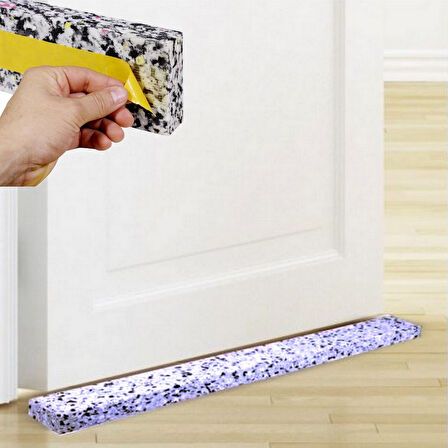 4 Adet Kapı Altı Rüzgar Önleyici Kapı Altı İzolasyon Süngeri Kapı Altı Eşik Süngeri Rüzgar Önleyici