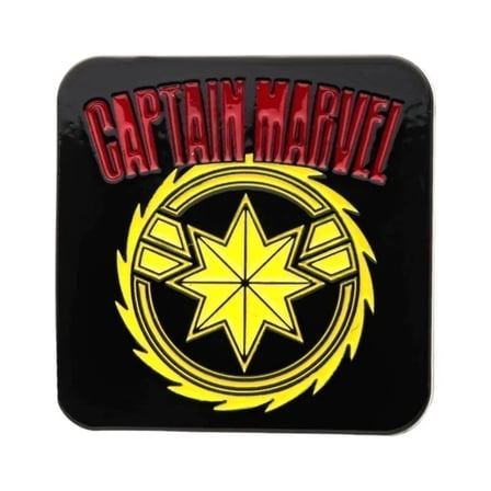 Captain Marvel Square Lapel Pin