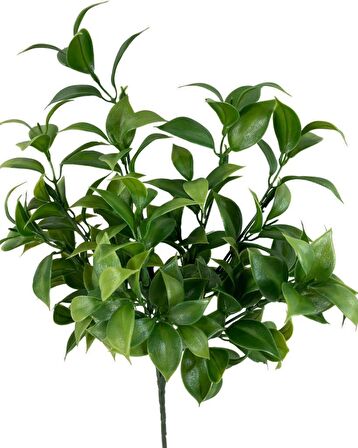 Yapay Çiçek Yeşil Limon Yaprağı Demet Şimşir Demeti Garnitür Aradal Dekoratif Yapay Bitki