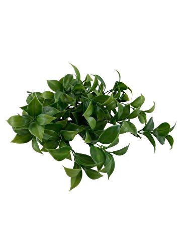 Yapay Çiçek Yeşil Limon Yaprağı Demet Şimşir Demeti Garnitür Aradal Dekoratif Yapay Bitki