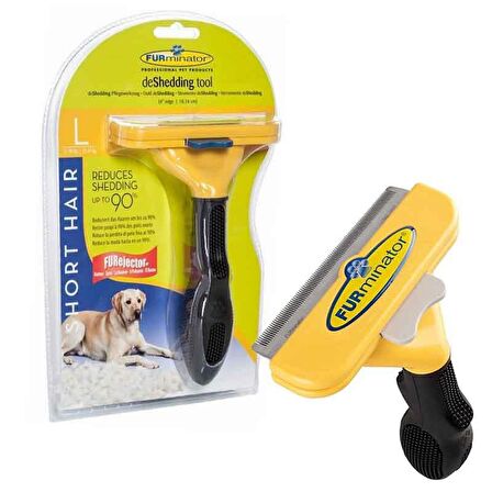 Furminator Short Hair Kısa Tüylü Köpek Tarağı Large