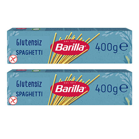 Barilla Glutensiz Spagetti Makarna 400 gr X 2 Adet