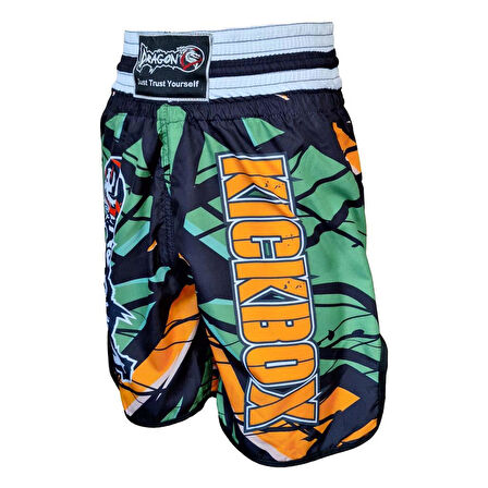 DragonDo KB245 Kick Boks Şortu Kick Boxing Antrenman Şortu Dijital Baskılı Desenli Şort