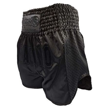 DragonDo MT3025 Black Night Muay Thai Şortu Siyah Antrenman Şortu
