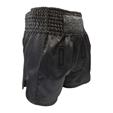 DragonDo MT3025 Black Night Muay Thai Şortu Siyah Antrenman Şortu