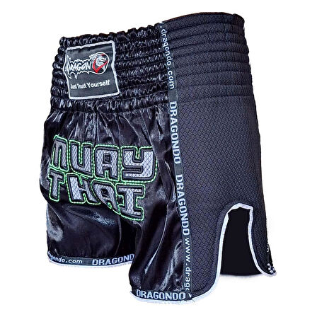 DragonDo MT3022 Muay Thai Şortu Nakışlı Muaythai Şort