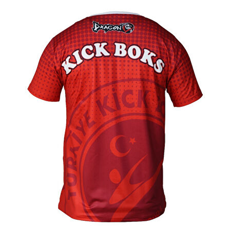 DragonDo KF2024 Kick Boks Tişörtü Kick Boxing Dijital Baskılı Tişört