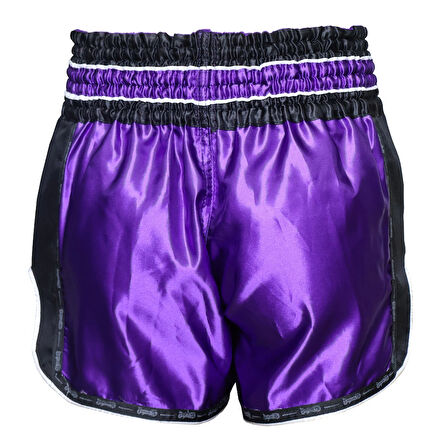 DragonDo MT3075 Retro NEO Kick Boks Şortu Mor Muay Thai Şort