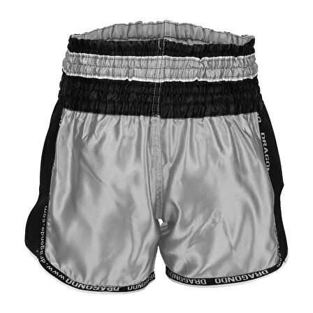 DragonDo MT3075 Retro NEO Muaythai Şortu Gri Kick Boks Şortu