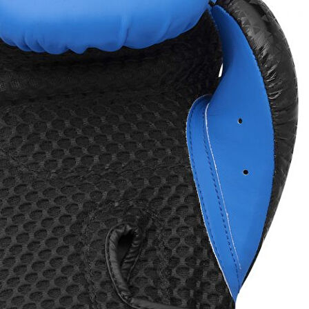 Adidas ADIC50TG Combat 50 Boks Eldiveni Mavi Mat Suni Deri Kick Boks Eldiveni