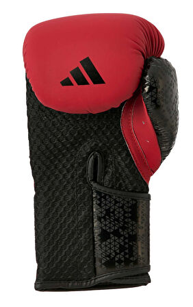 Adidas ADIC50TG Combat 50 Boks Eldiveni Kırmızı Mat Deri Kick Boks Eldiveni